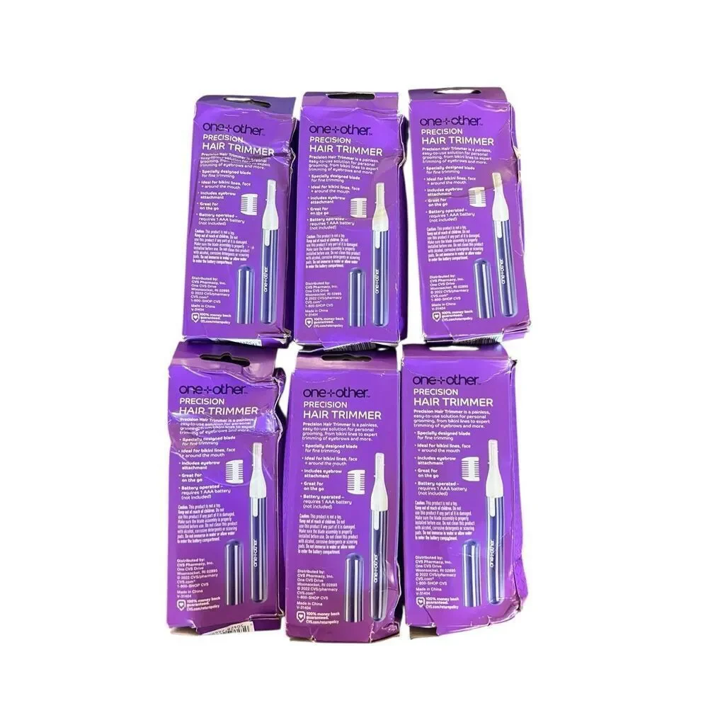 6 One + Plus Precision Hair Trimmer Face Bikini Lines Eyebrows on the go